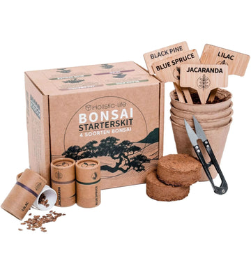 Start met bonsai kweken met deze starters kit.