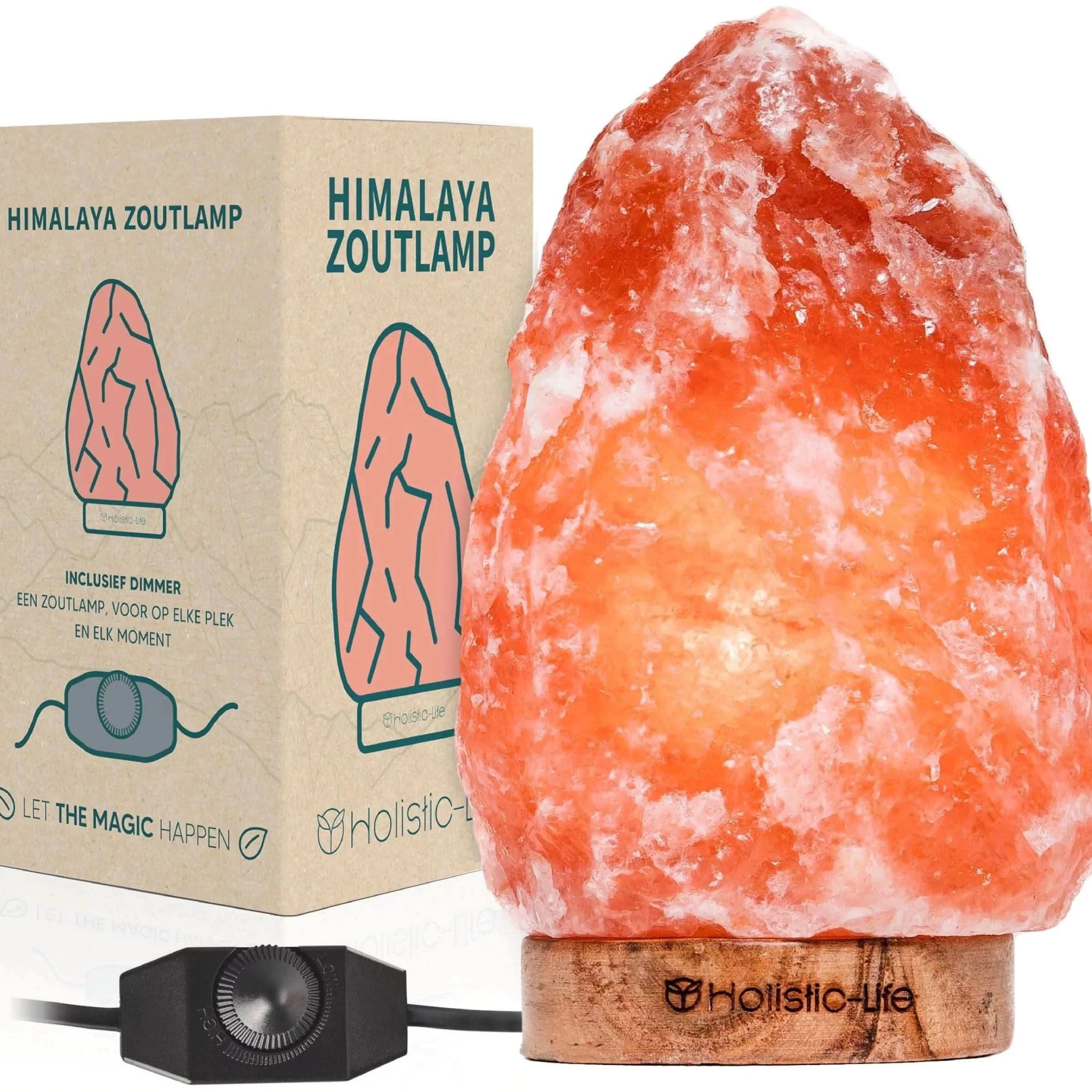 Dimbare Himalaya Zoutlamp 2-3KG - Holistic-Life