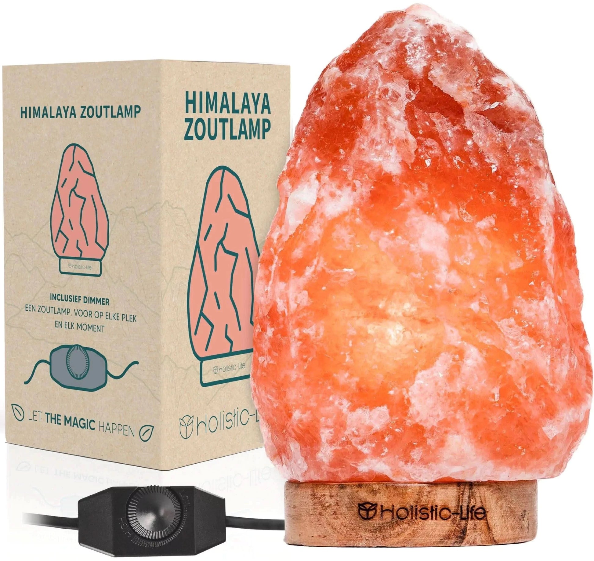 Dimbare Himalaya Zoutlamp 2-3KG - Holistic-Life