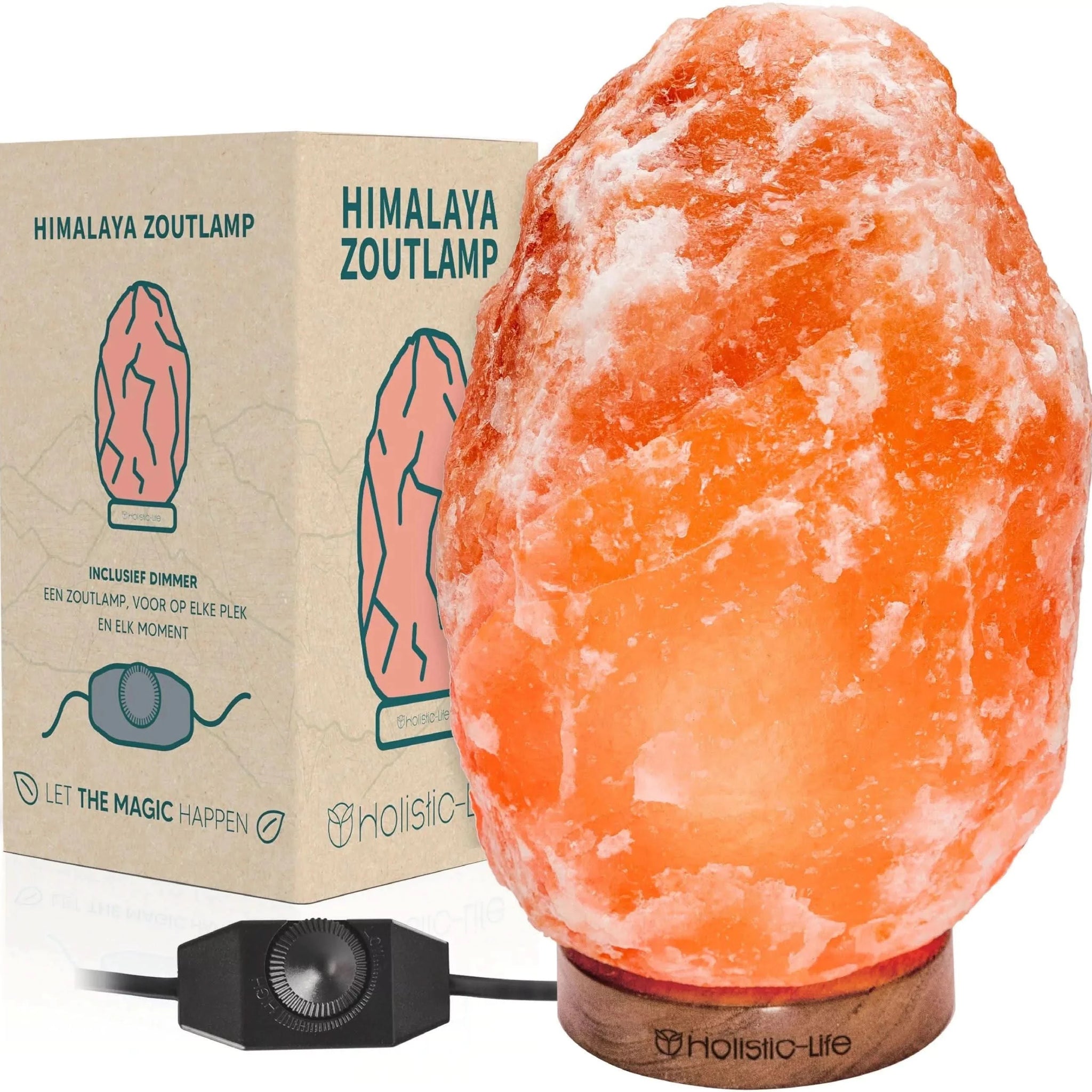 Dimbare Himalaya Zoutlamp 5-7KG - Holistic-Life