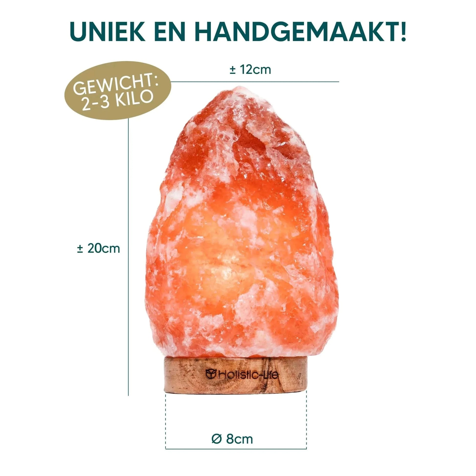 Deze handgemaakte himalaya zoutlamp past bij elk interieur.