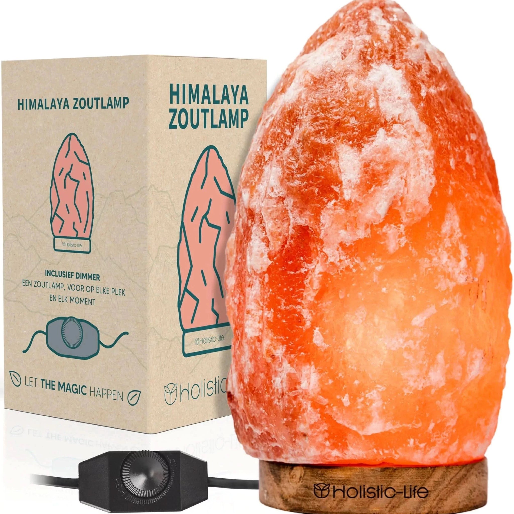 Dimbare Himalaya Zoutlamp 3-5KG - Holistic-Life