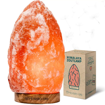 Milieuvriendelijke Himalaya zoutlamp met warme gloed