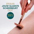 Plasticvrije safety razor voor bewuste consumenten.