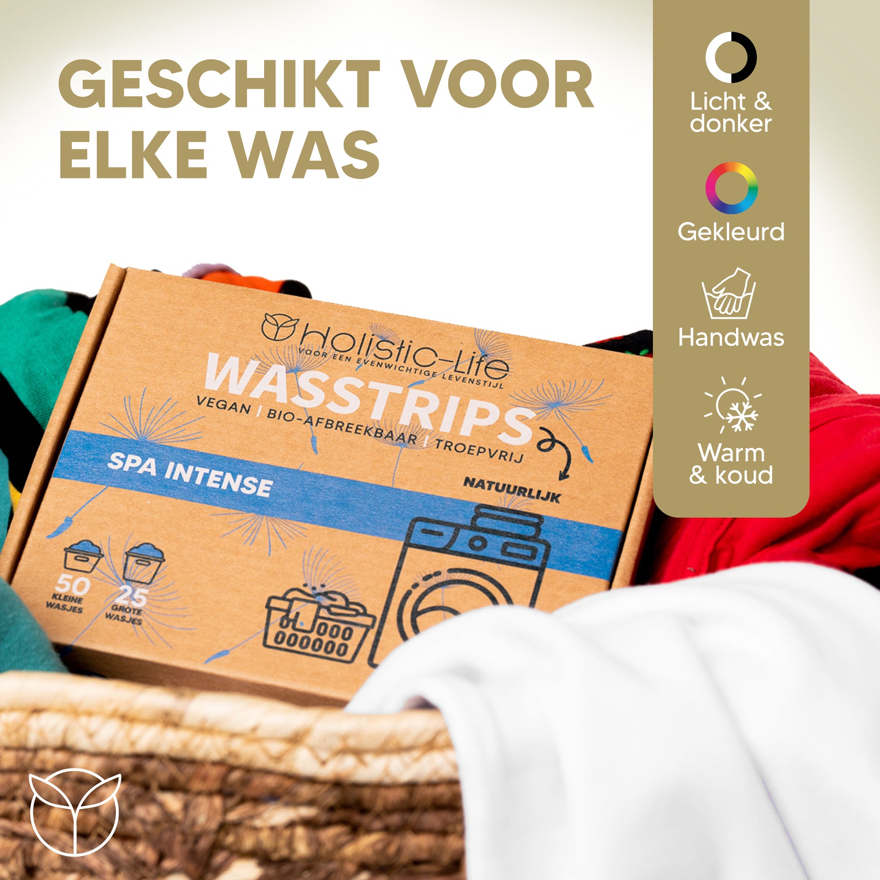 Plasticvrije wasstrips en wasdoekjes, ideaal voor milieubewust wassen.