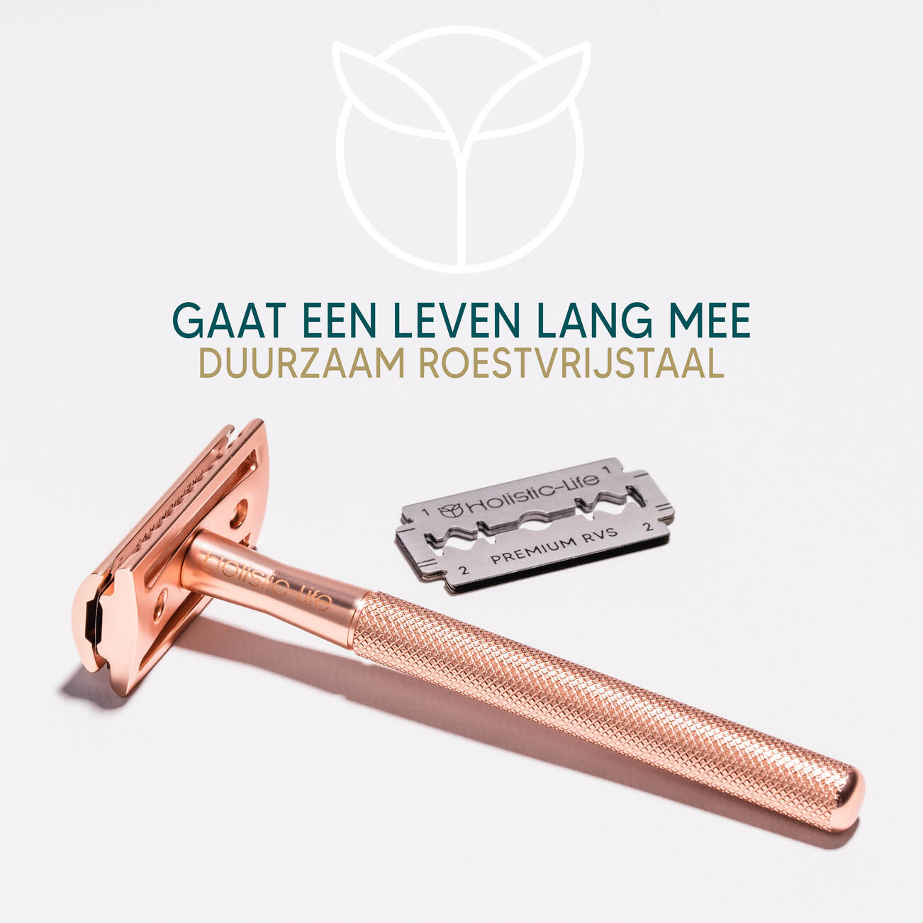 Glad scheren met de safety razor zonder irritatie.