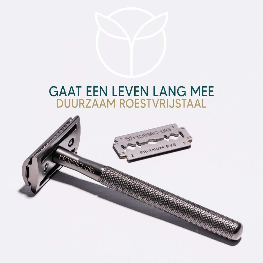 Zero waste safety razor voor minder afval.