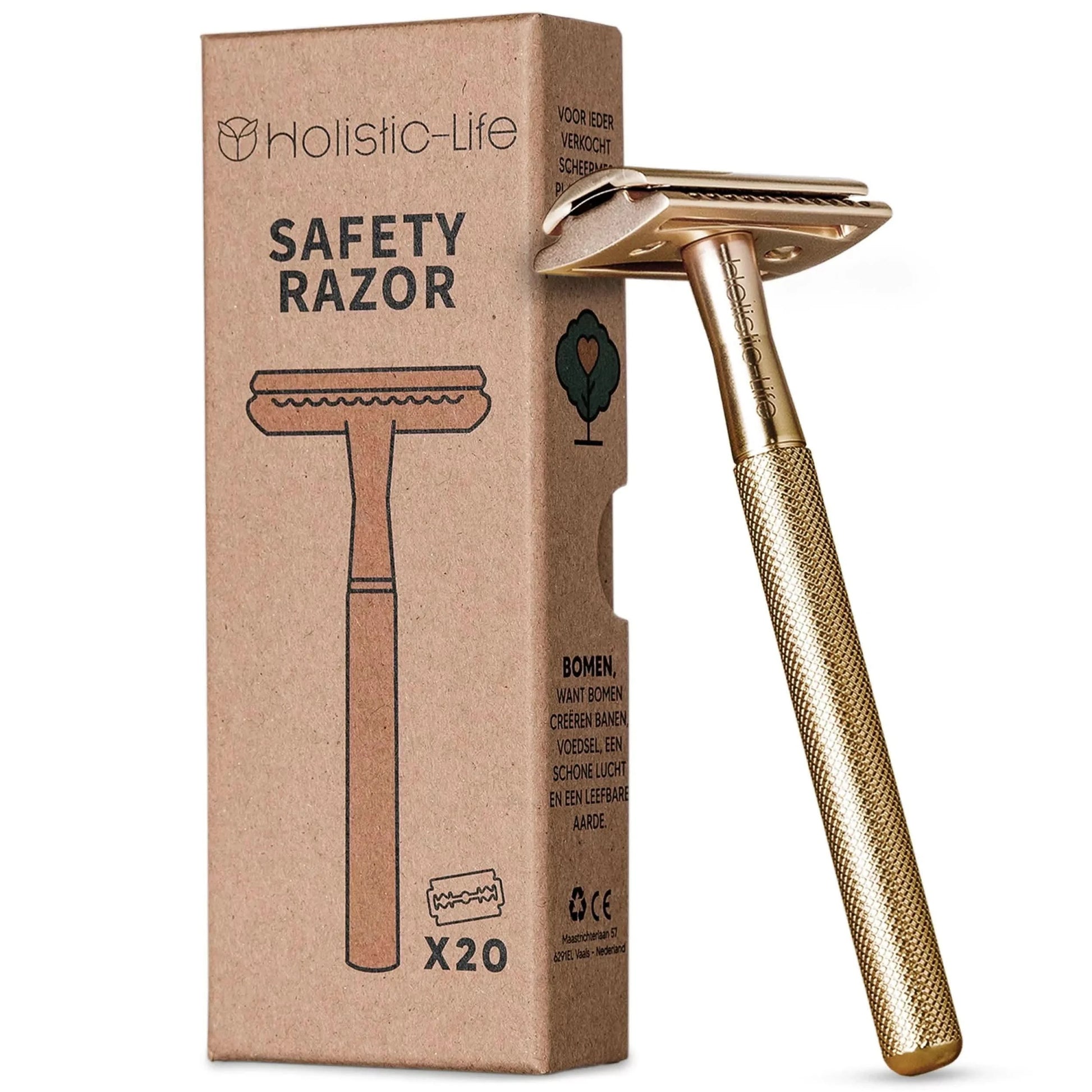 Safety Razor Rosé-Goud - Holistic-Life