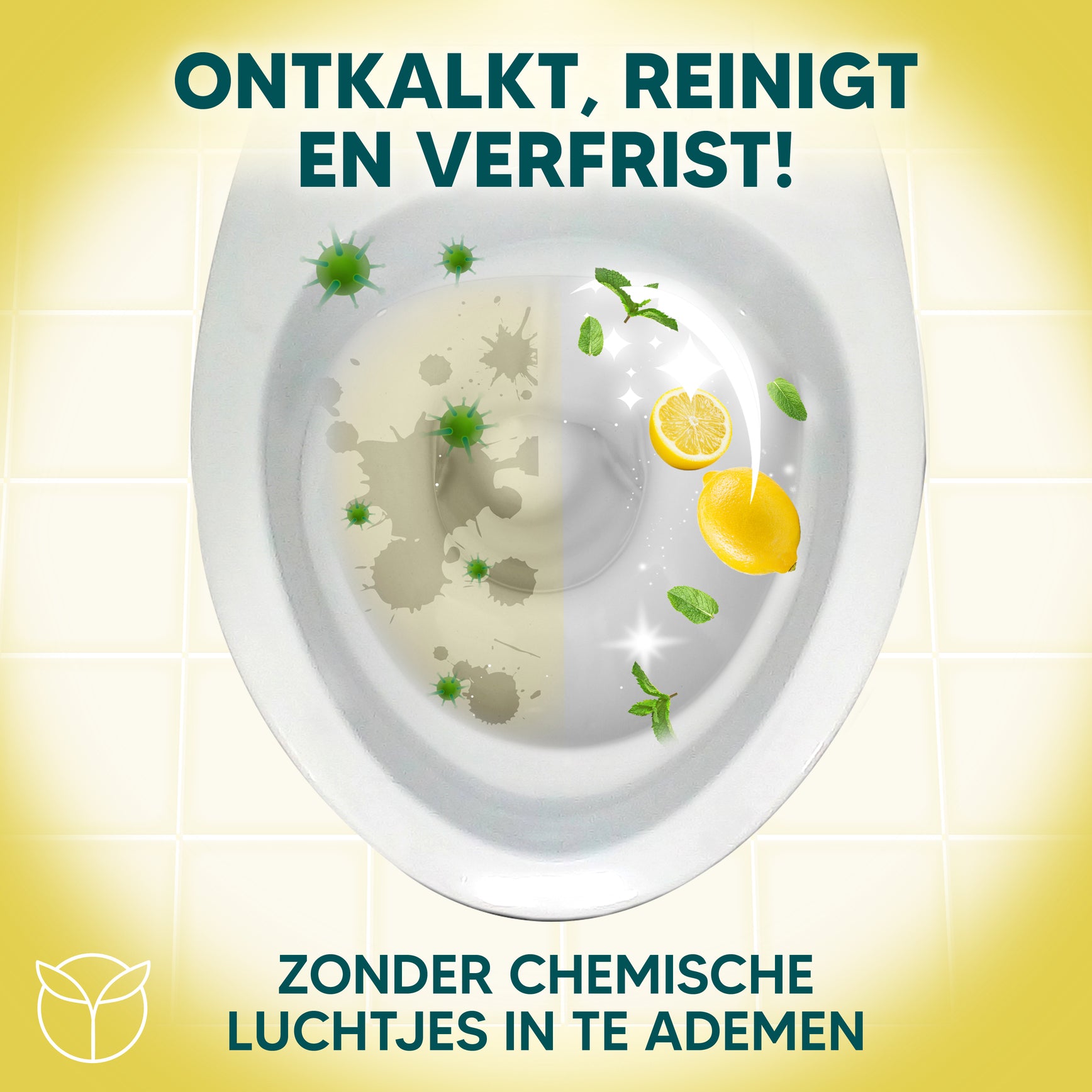 Biologisch afbreekbare wc reiniger strips voor een schoon en fris toilet.